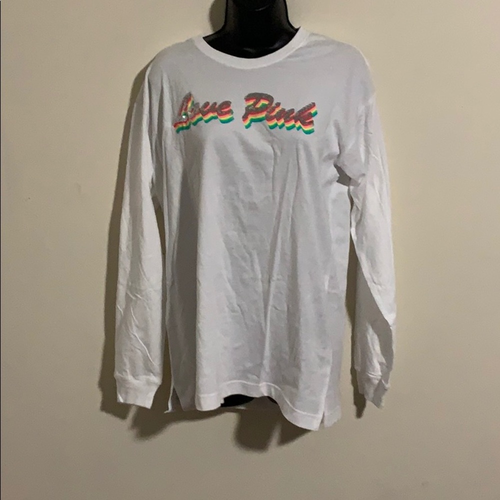 Pink Victoria Secret long sleeve t shirt
